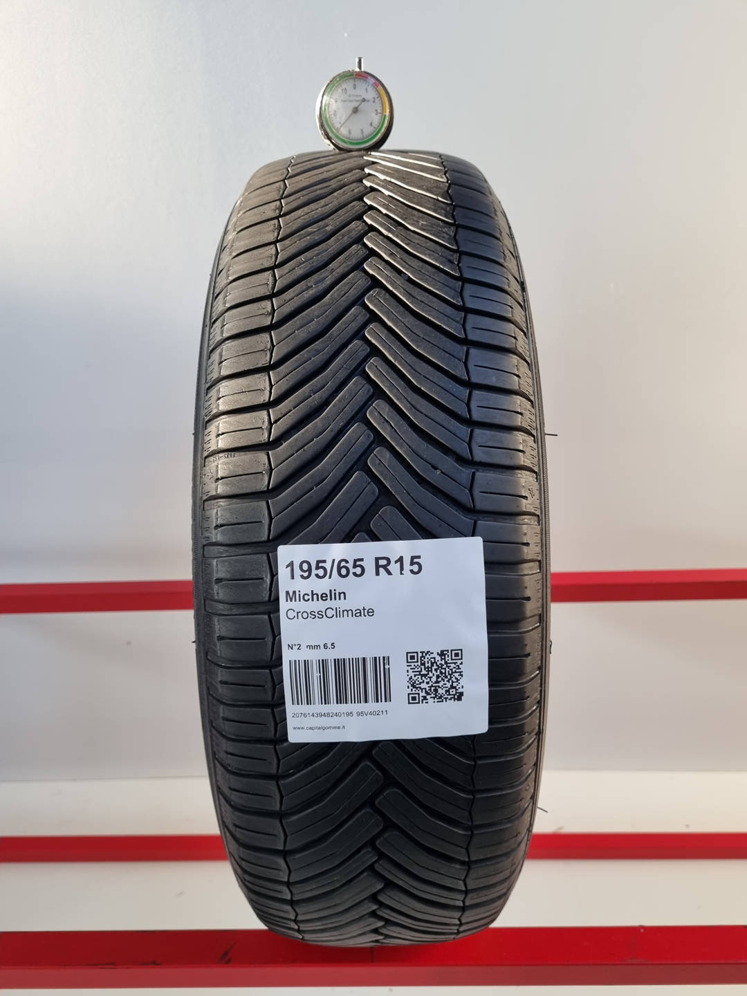 Gomma usata Michelin CrossClimate 195/65 R15 Quattro Stagioni - Capital Gomme