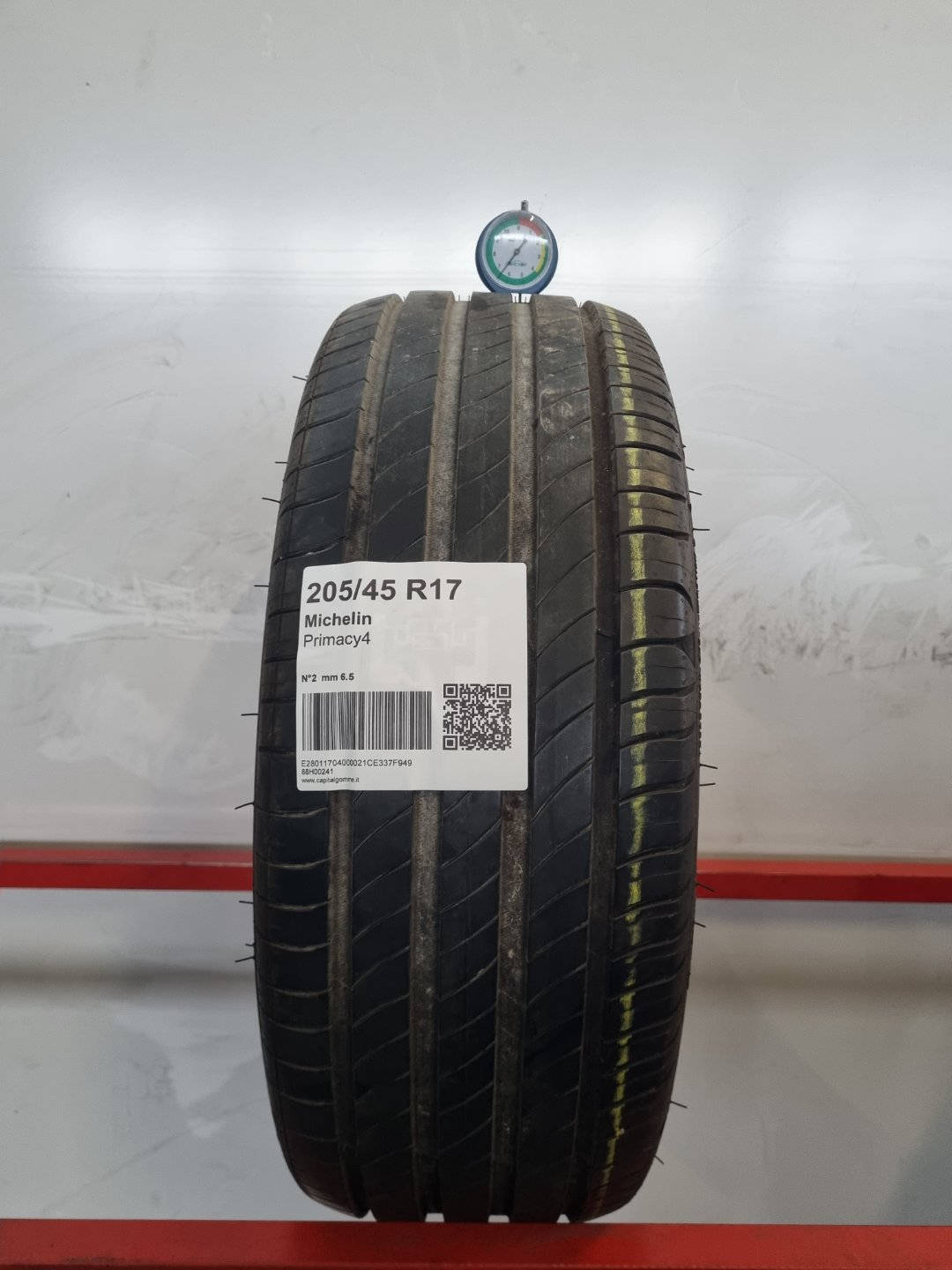 Gomma usata Michelin Primacy4 205/45 R17 Estiva - Capital Gomme