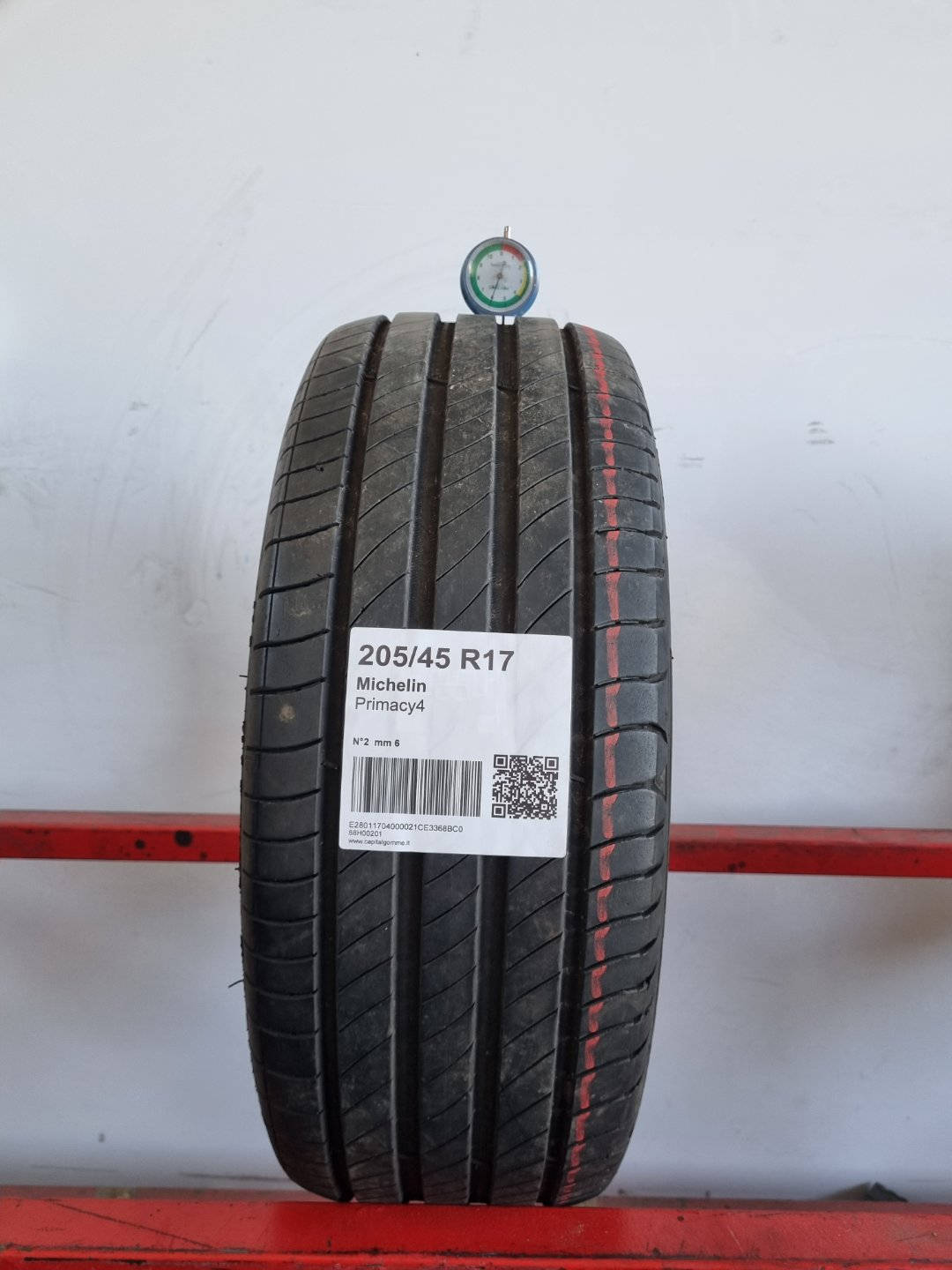Gomma usata Michelin Primacy4 205/45 R17 Estiva - Capital Gomme