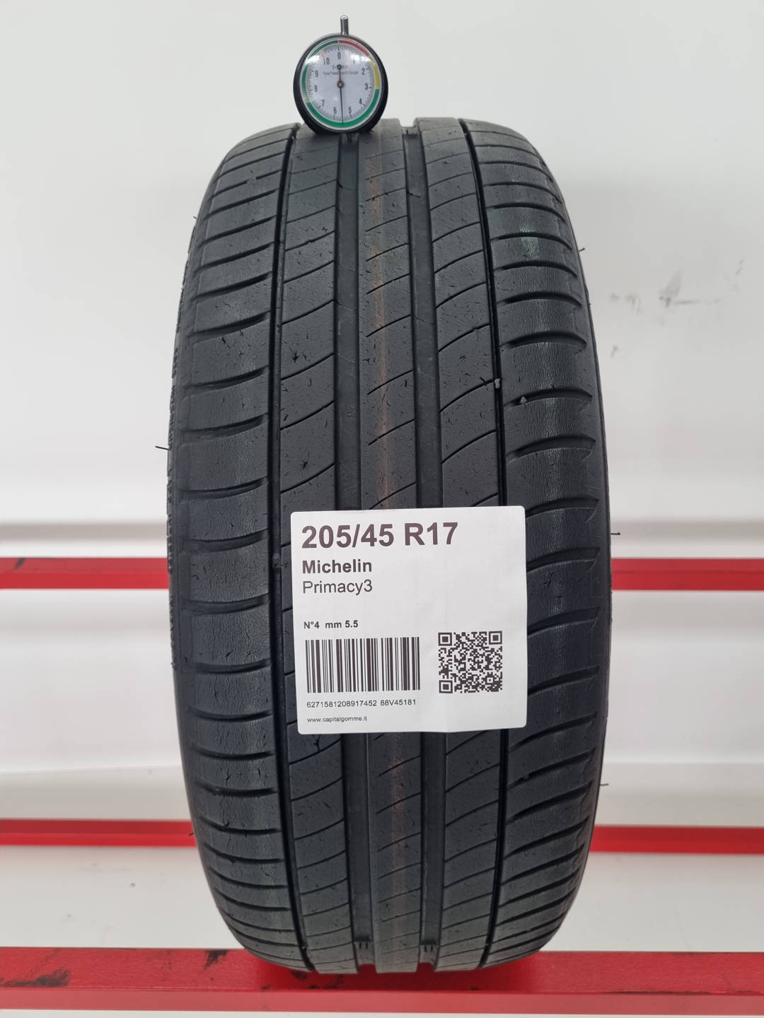 Gomma usata Michelin Primacy3 205/45 R17 Estiva - Capital Gomme