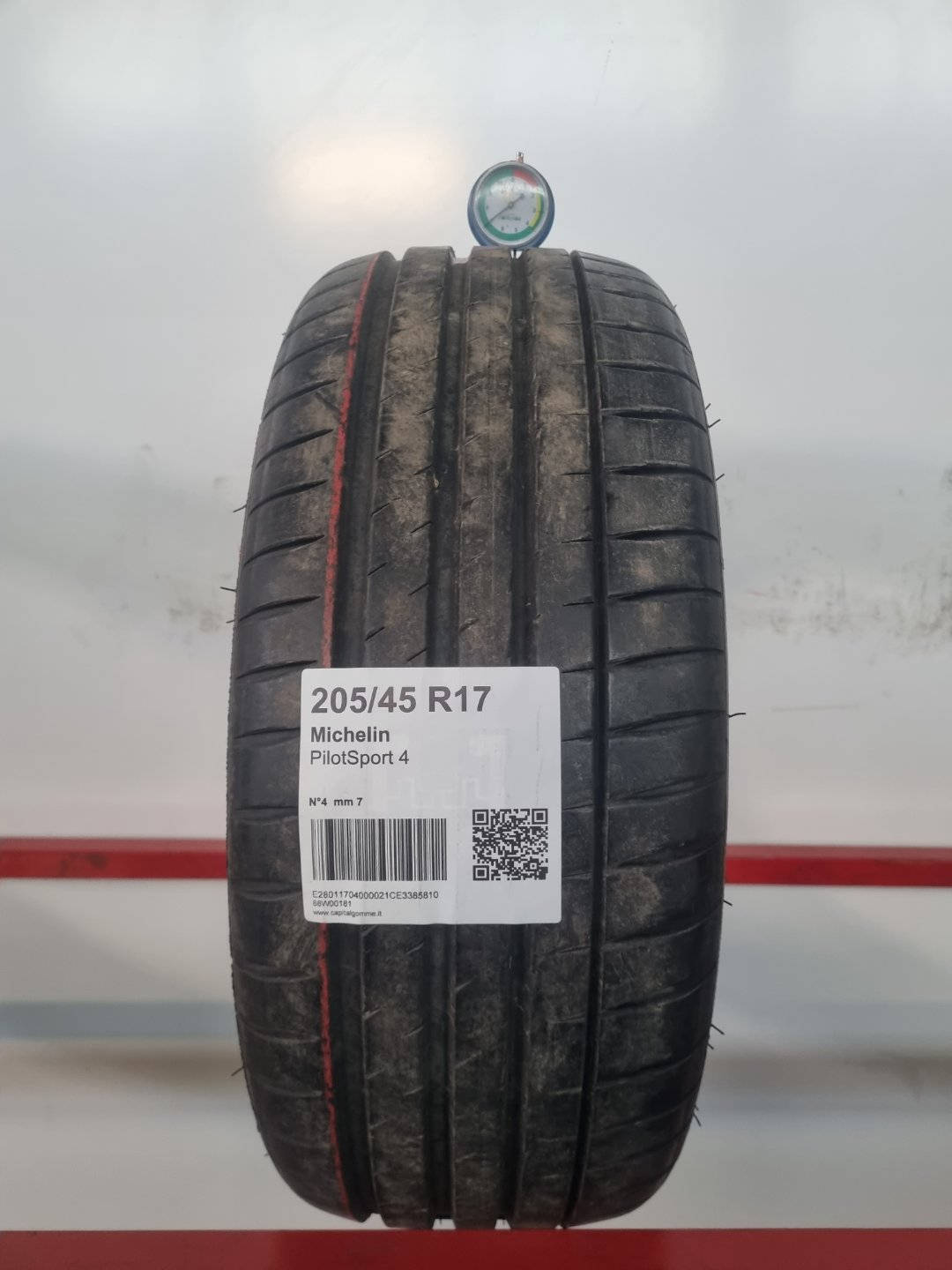 Gomma usata Michelin PilotSport 4 205/45 R17 Estiva - Capital Gomme