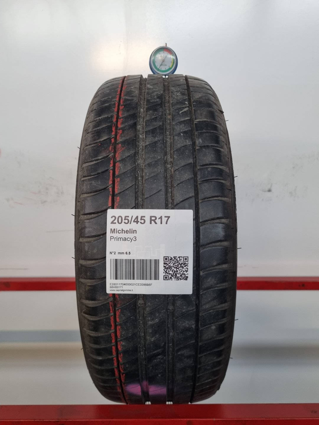 Gomma usata Michelin Primacy3 205/45 R17 Estiva - Capital Gomme