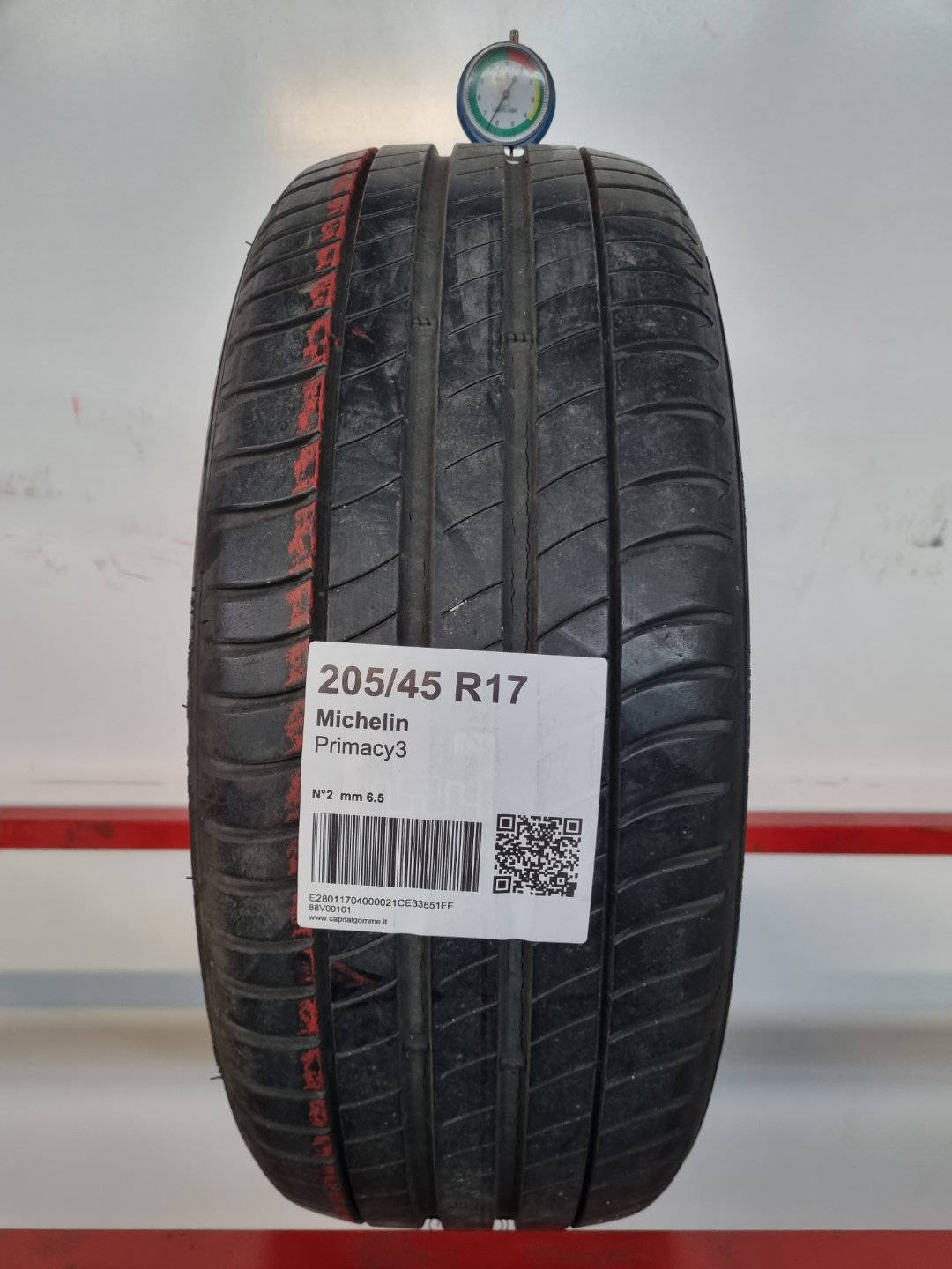 Gomma usata Michelin Primacy3 205/45 R17 Estiva - Capital Gomme