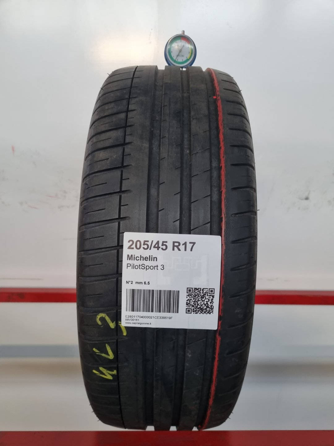 Gomma usata Michelin PilotSport 3 205/45 R17 Estiva - Capital Gomme