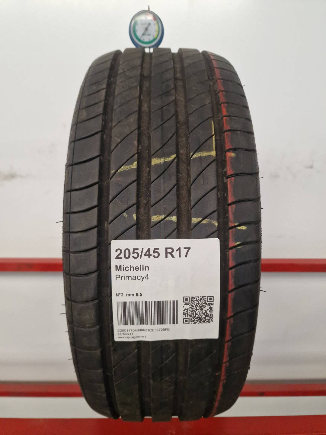 Gomma usata Michelin Primacy4 205/45 R17 Estiva - Capital Gomme