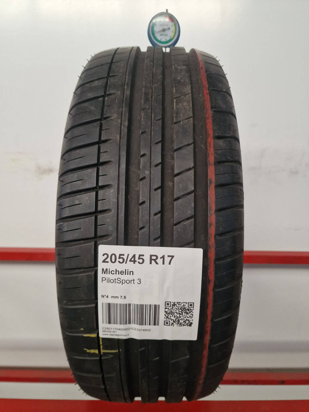 Gomma usata Michelin PilotSport 3 205/45 R17 Estiva - Capital Gomme
