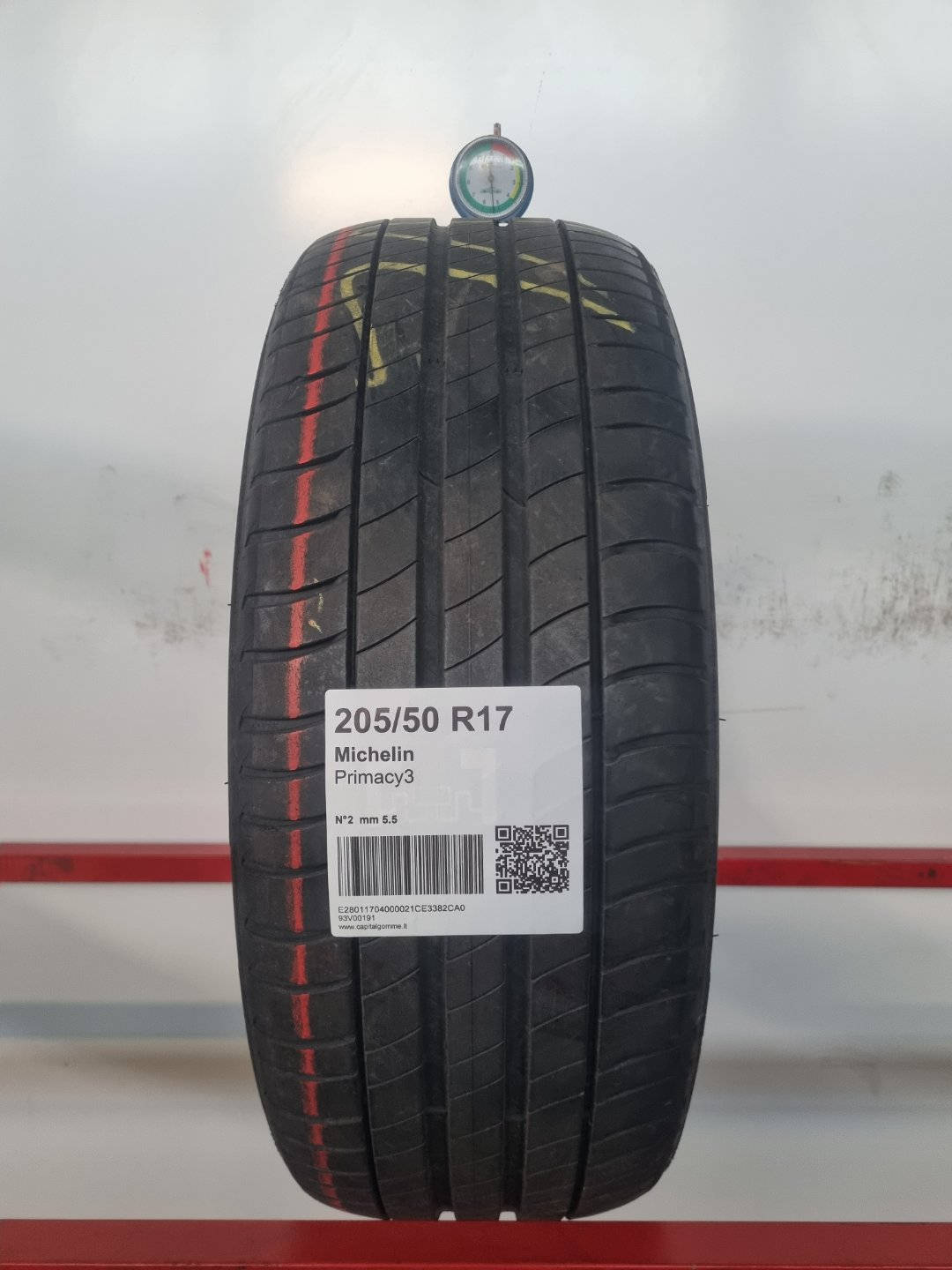 Gomma usata Michelin Primacy3 205/50 R17 Estiva - Capital Gomme
