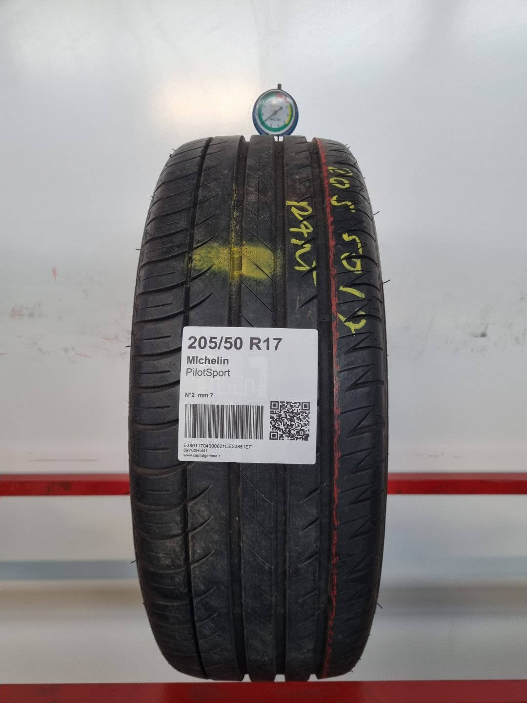 Gomma usata Michelin PilotSport 205/50 R17 Estiva - Capital Gomme