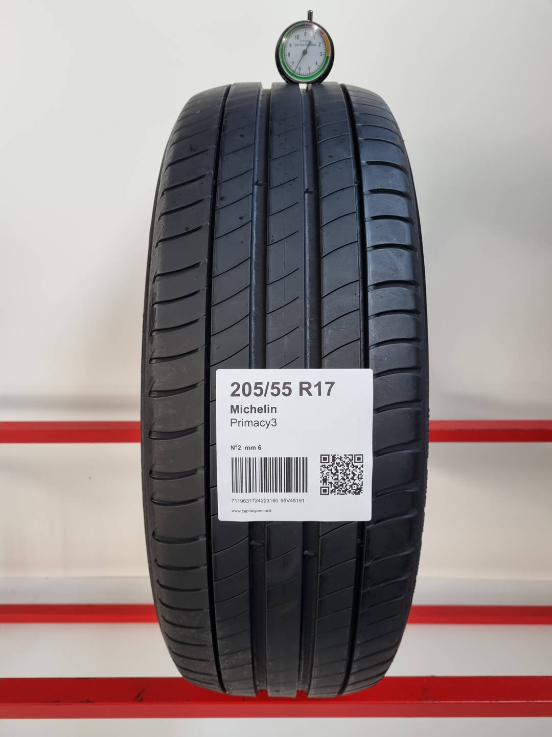 Gomma usata Michelin Primacy3 205/55 R17 Estiva - Capital Gomme