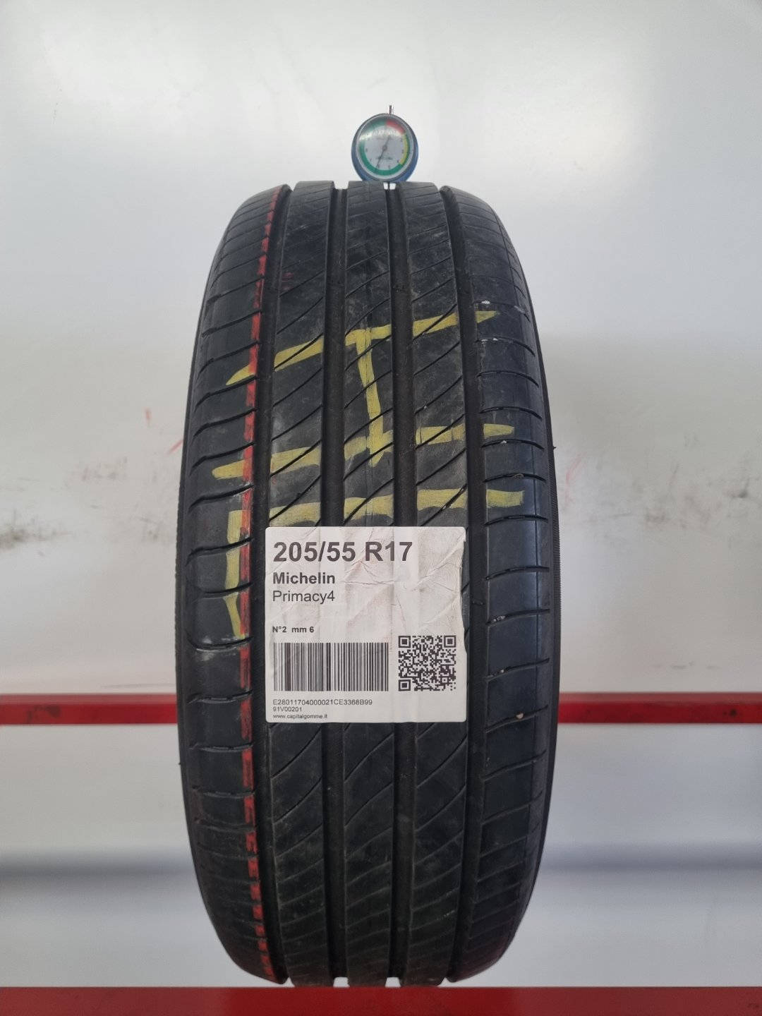 Gomma usata Michelin Primacy4 205/55 R17 Estiva - Capital Gomme