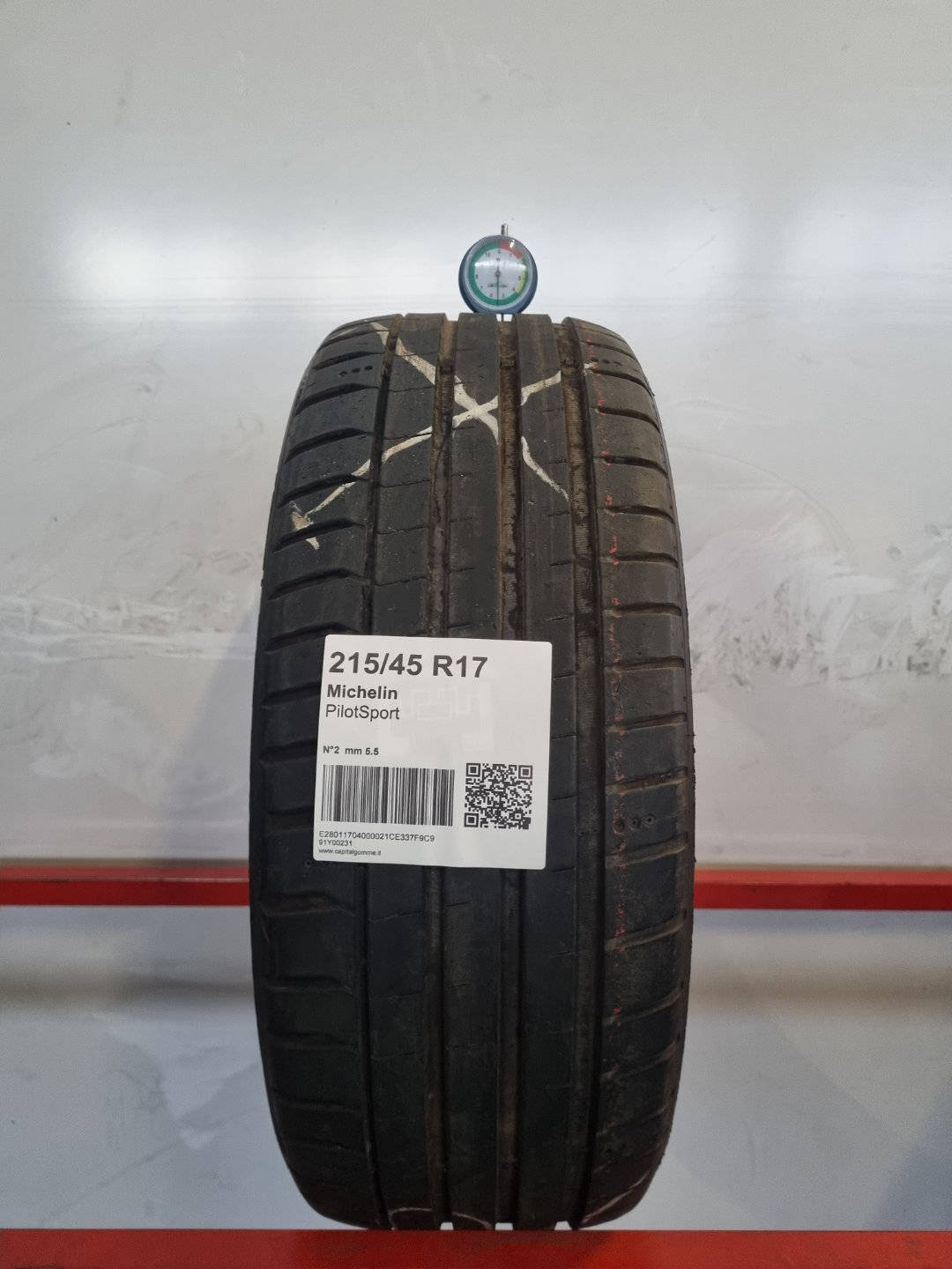 Gomma usata Michelin PilotSport 215/45 R17 Estiva - Capital Gomme