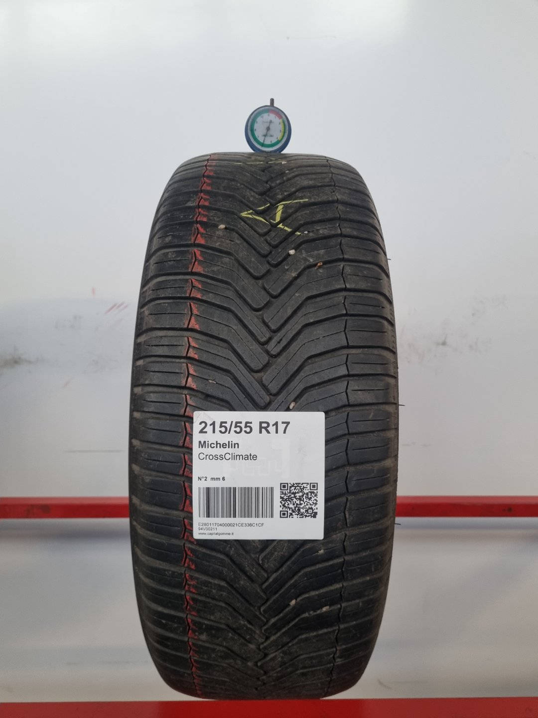 Gomma usata Michelin CrossClimate 215/55 R17 Quattro Stagioni - Capital Gomme