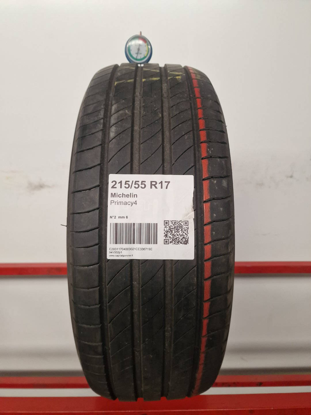 Gomma usata Michelin Primacy4 215/55 R17 Estiva - Capital Gomme