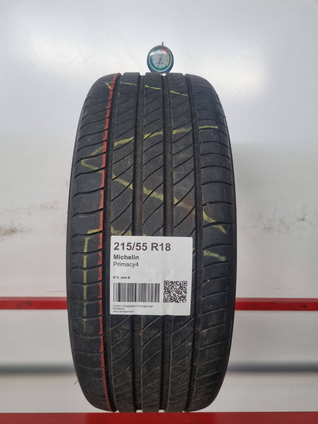 Gomma usata Michelin Primacy4 215/55 R18 Estiva - Capital Gomme