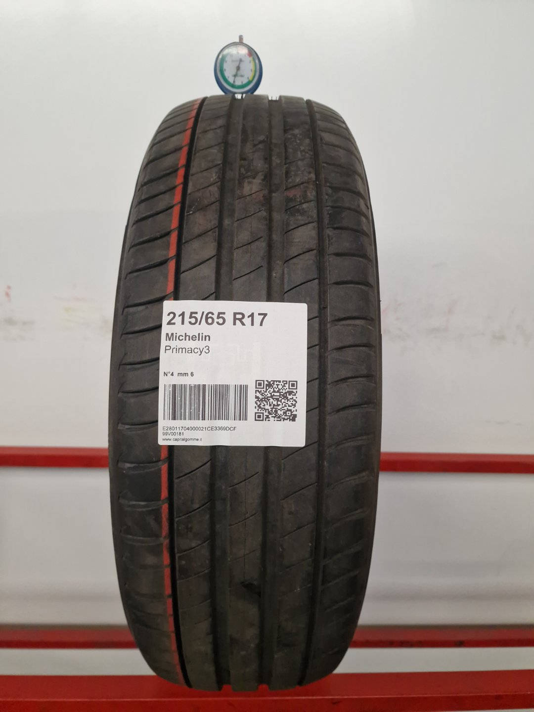 Gomma usata Michelin Primacy3 215/65 R17 Estiva - Capital Gomme