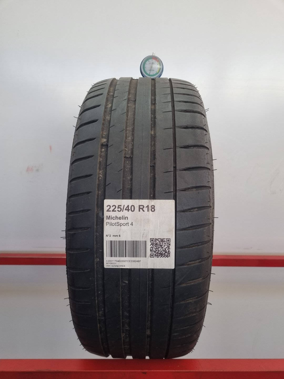 Gomma usata Michelin PilotSport 4 225/40 R18 Estiva - Capital Gomme