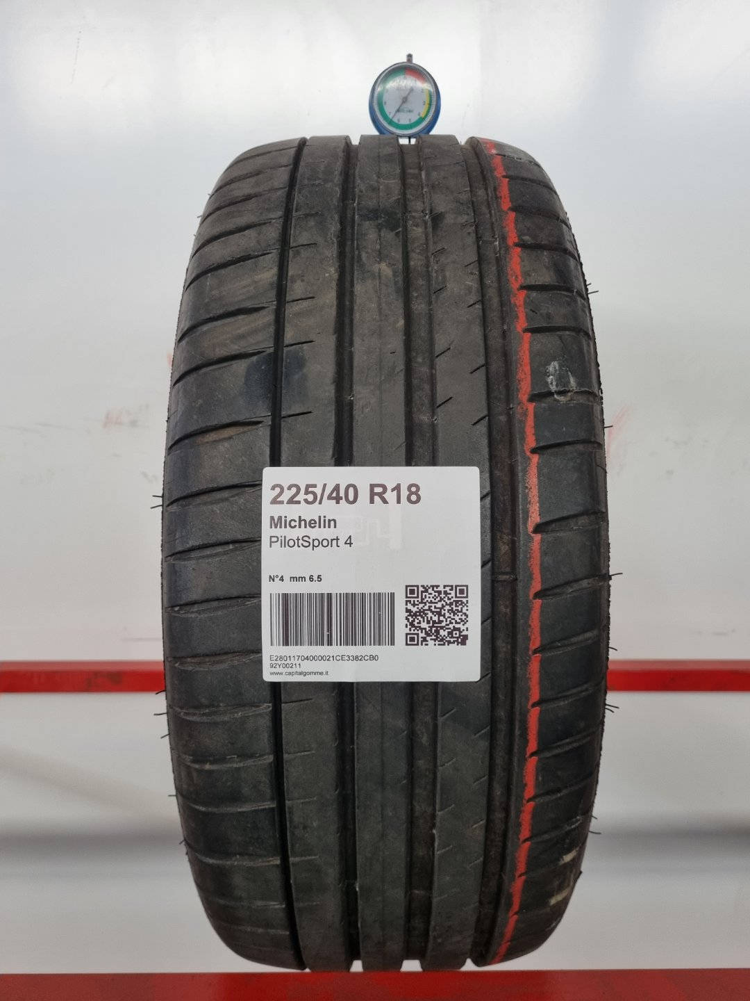 Gomma usata Michelin PilotSport 4 225/40 R18 Estiva - Capital Gomme