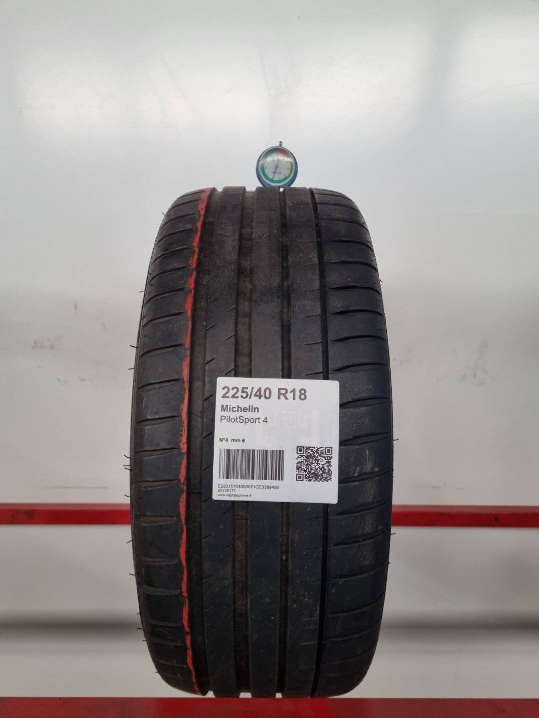 Gomma usata Michelin PilotSport 4 225/40 R18 Estiva - Capital Gomme