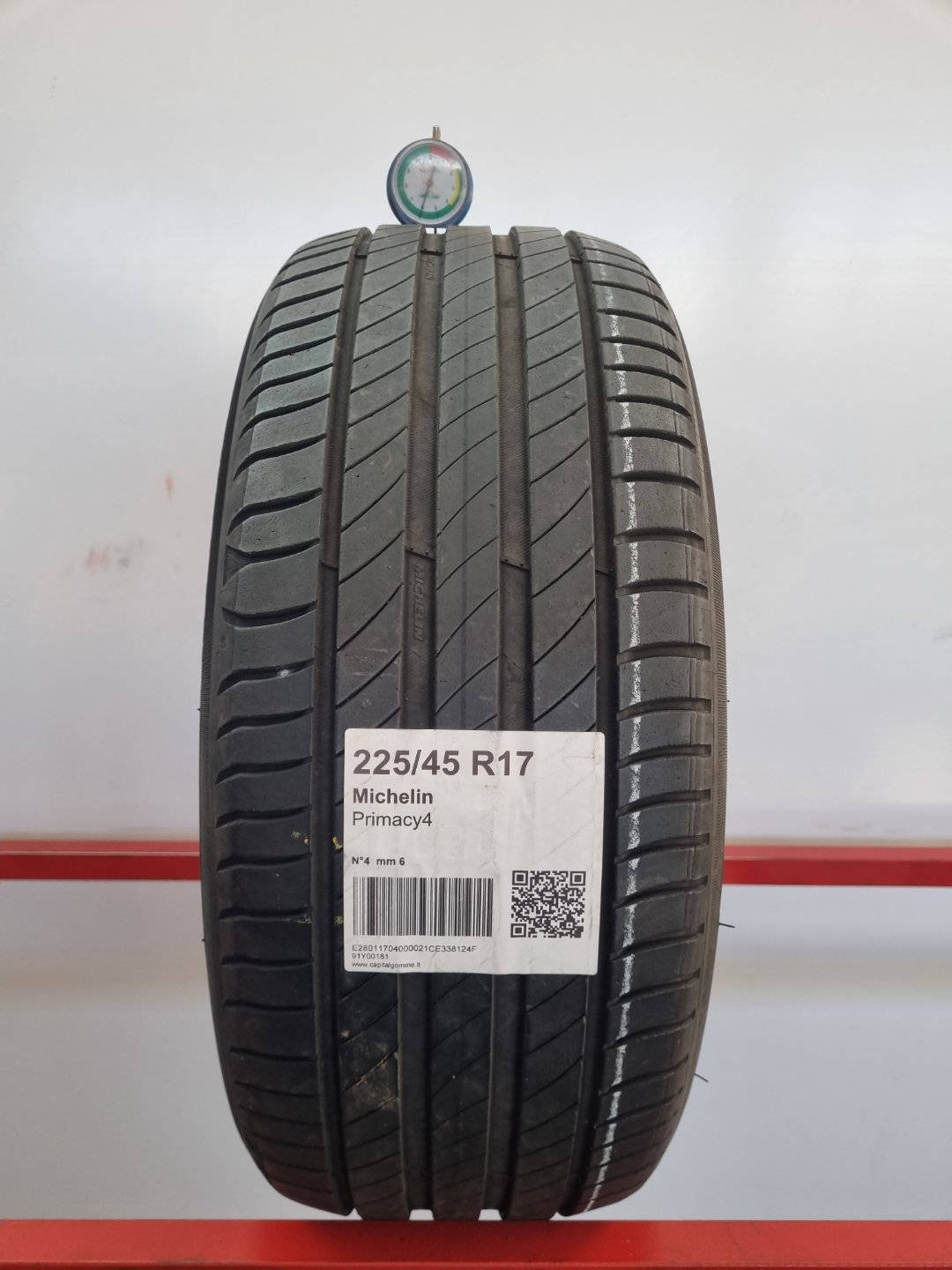 Gomma usata Michelin Primacy4 225/45 R17 Estiva - Capital Gomme