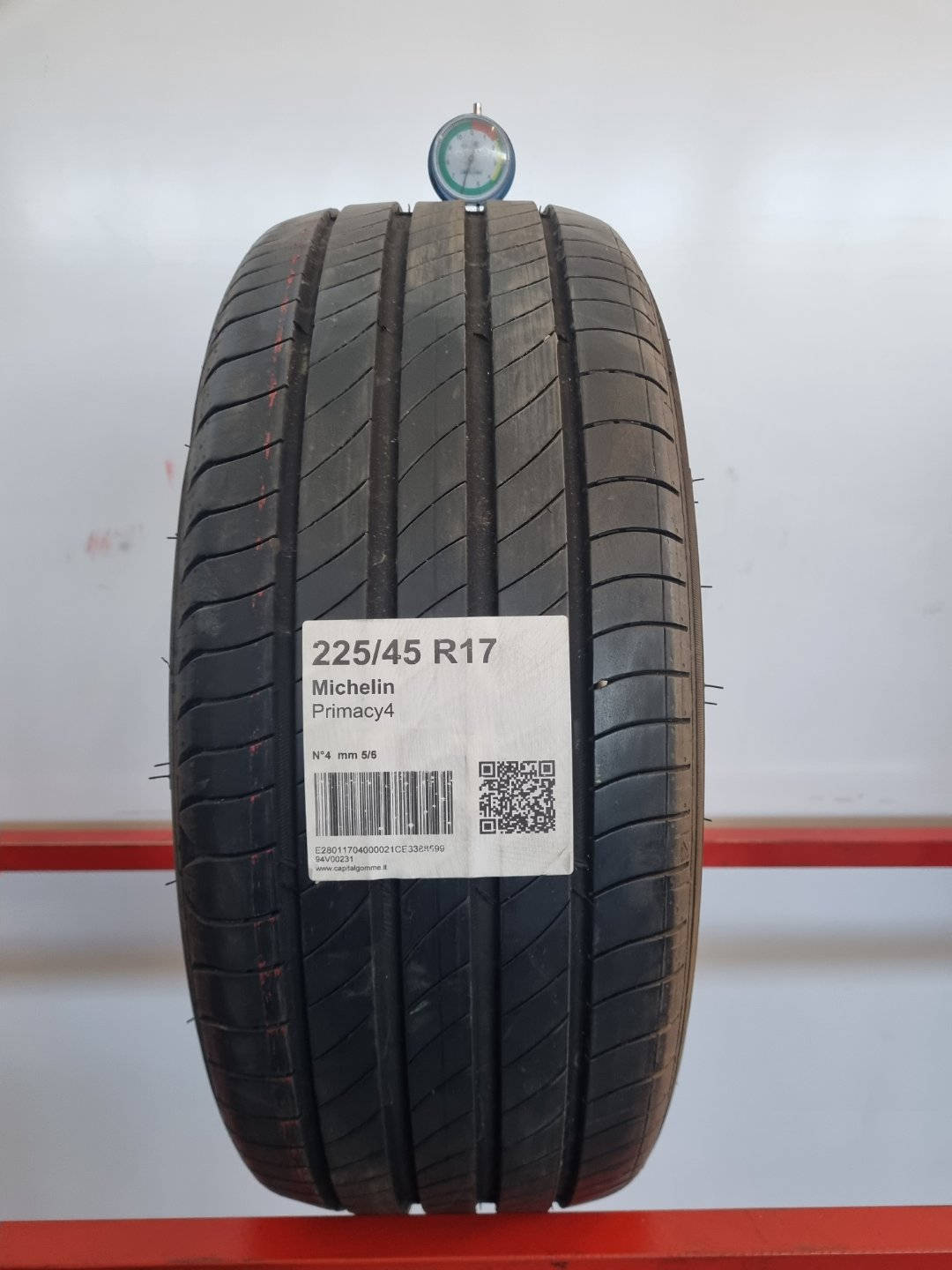 Gomma usata Michelin Primacy4 225/45 R17 Estiva - Capital Gomme