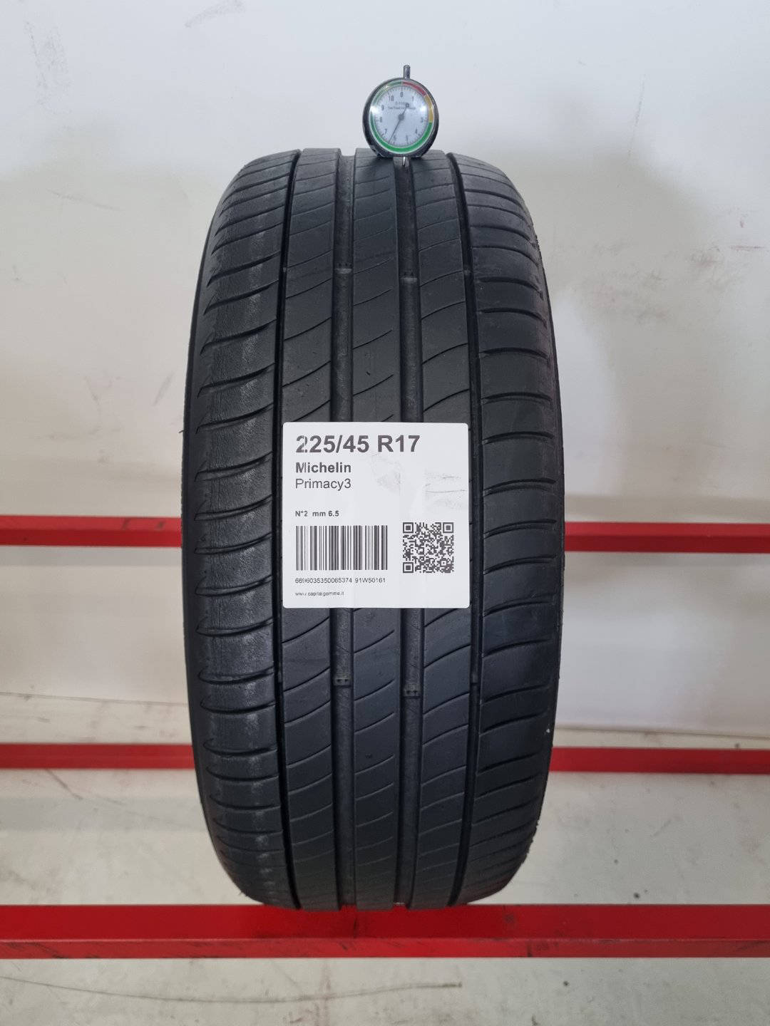 Gomma usata Michelin Primacy3 225/45 R17 Estiva - Capital Gomme