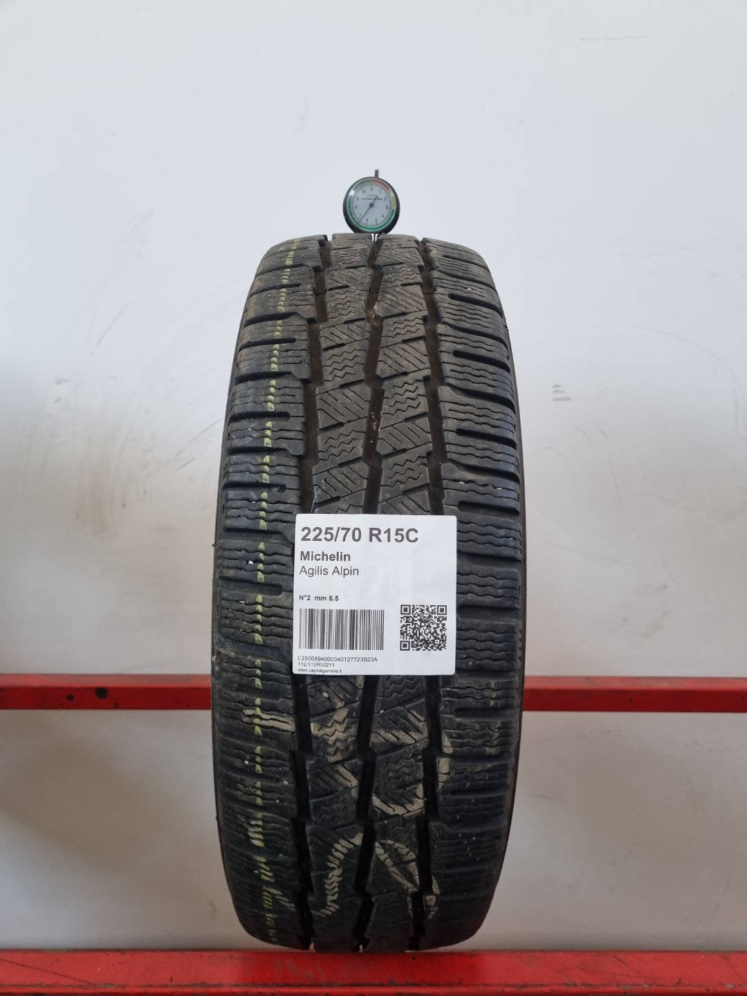 Gomma usata Michelin Agilis Alpin 225/70 R15 Invernale - Capital Gomme