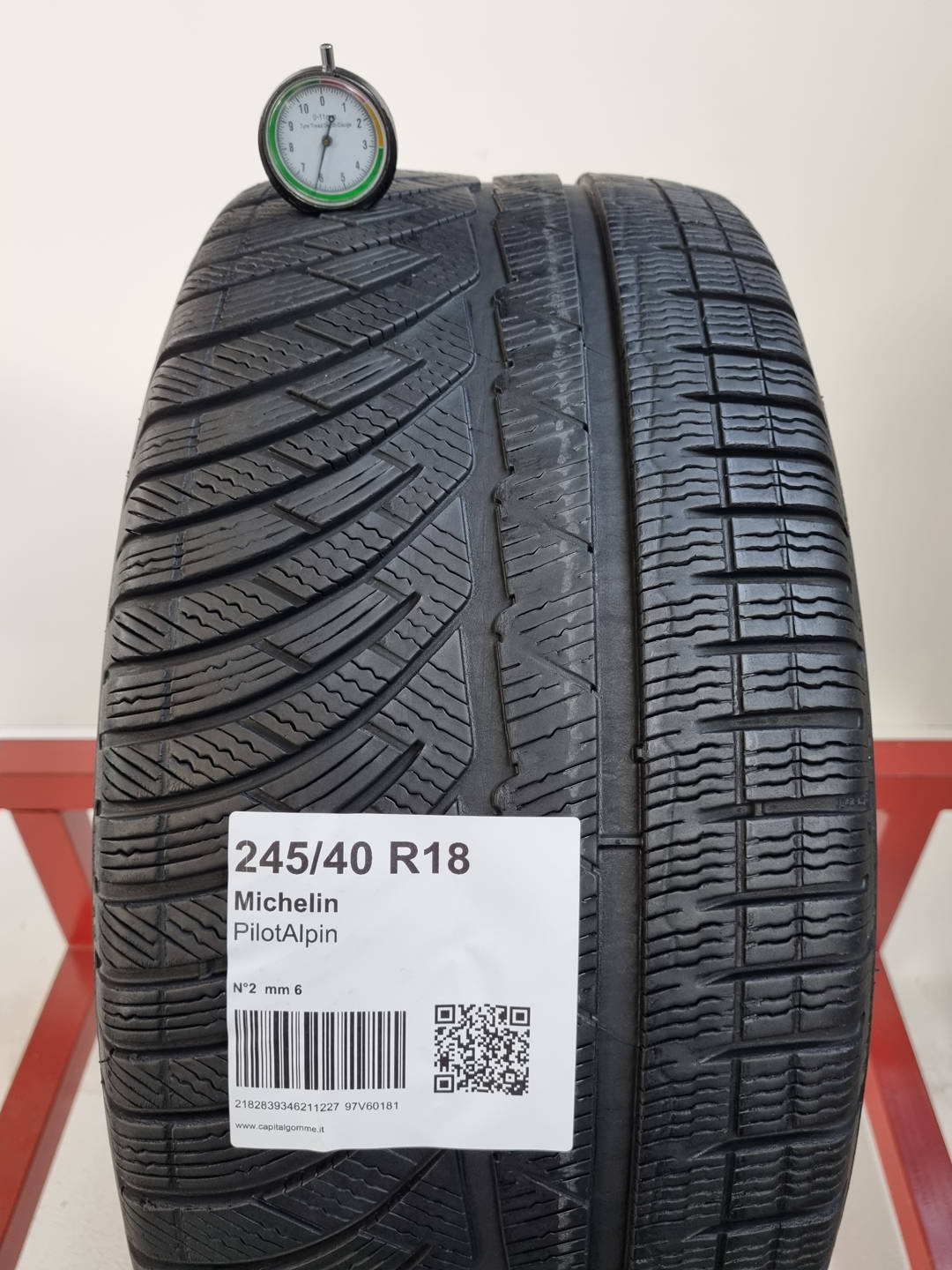 Gomma usata Michelin PilotAlpin 245/40 R18 Invernale - Capital Gomme