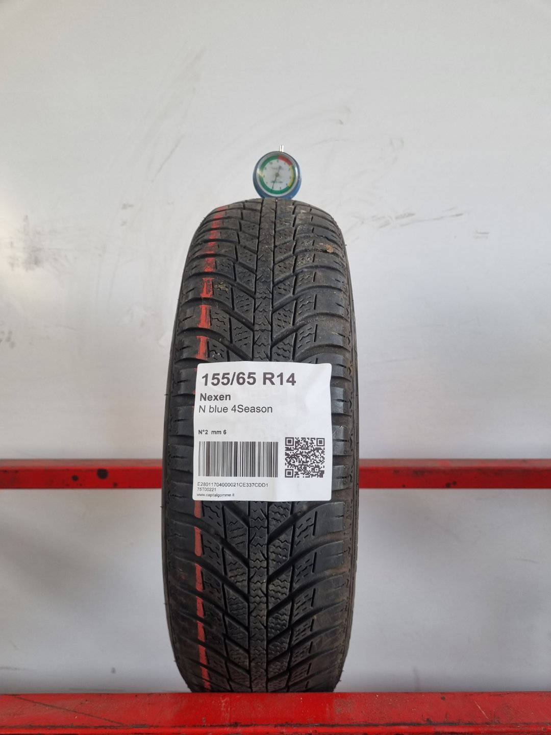 Gomma usata Nexen N blue 4Season 155/65 R14 Quattro Stagioni - Capital Gomme