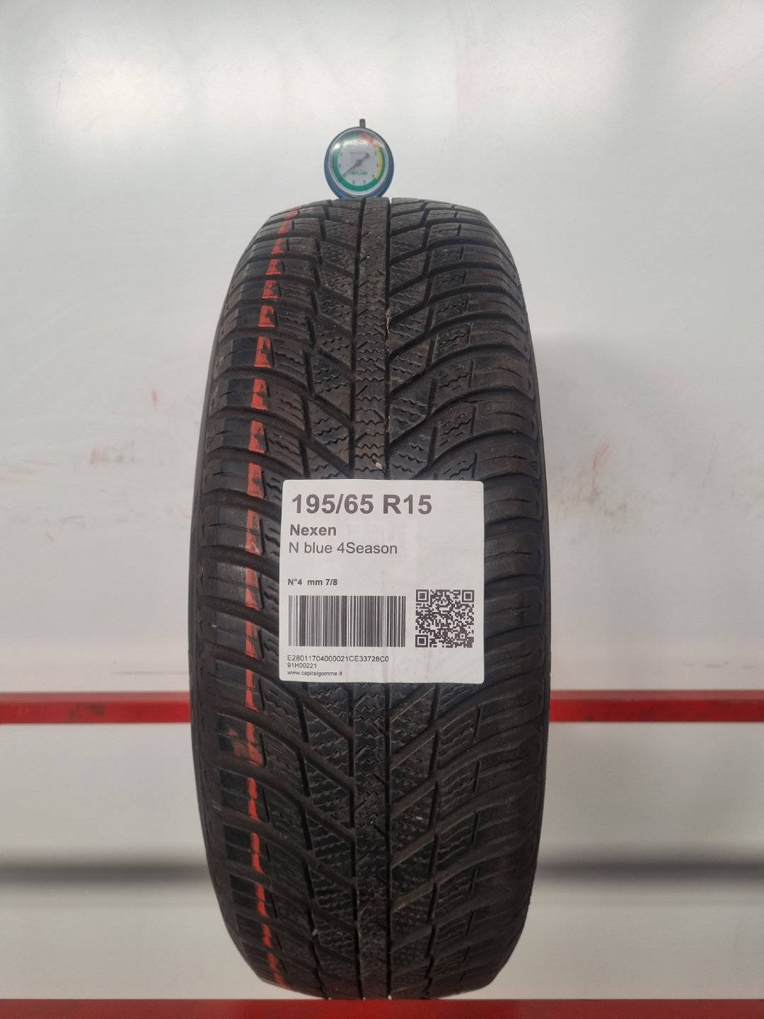 Gomma usata Nexen N blue 4Season 195/65 R15 Quattro Stagioni - Capital Gomme