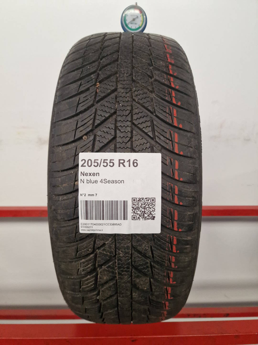 Gomma usata Nexen N blue 4Season 205/55 R16 Quattro Stagioni - Capital Gomme