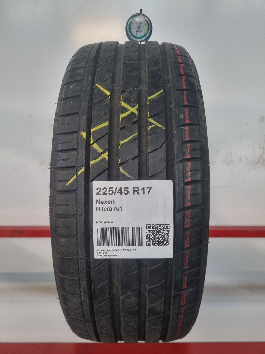 Gomma usata Nexen N fera ru1 225/45 R17 Estiva - Capital Gomme
