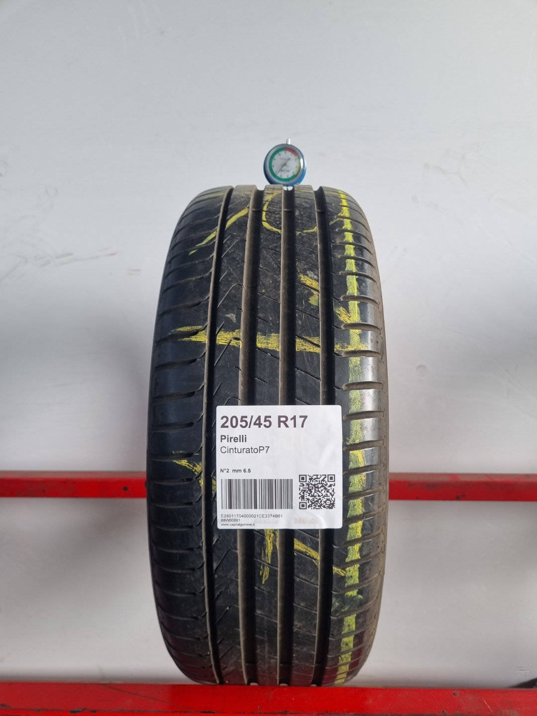 Gomma usata Pirelli CinturatoP7 205/45 R17 Estiva - Capital Gomme