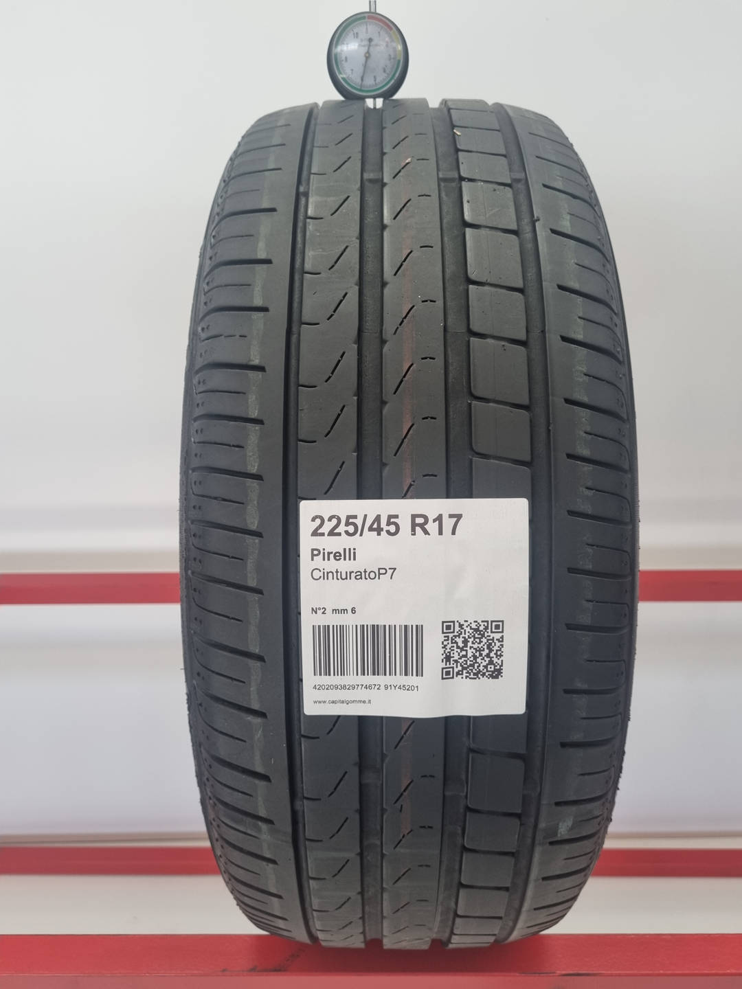 Gomma usata Pirelli CinturatoP7 225/45 R17 Estiva - Capital Gomme