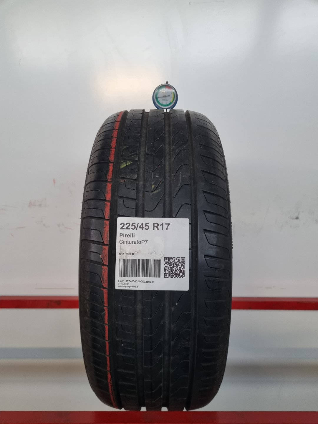 Gomma usata Pirelli CinturatoP7 225/45 R17 Estiva - Capital Gomme