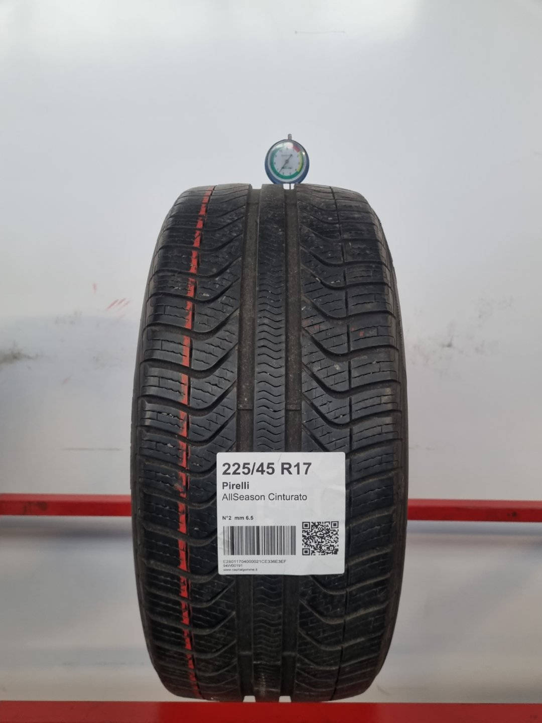 Gomma usata Pirelli AllSeason Cinturato 225/45 R17 Quattro Stagioni - Capital Gomme