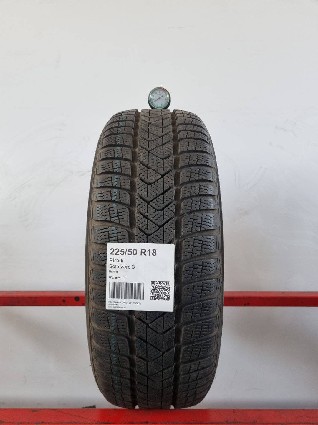Gomma usata Pirelli Sottozero 3 225/50 R18 Invernale - Capital Gomme