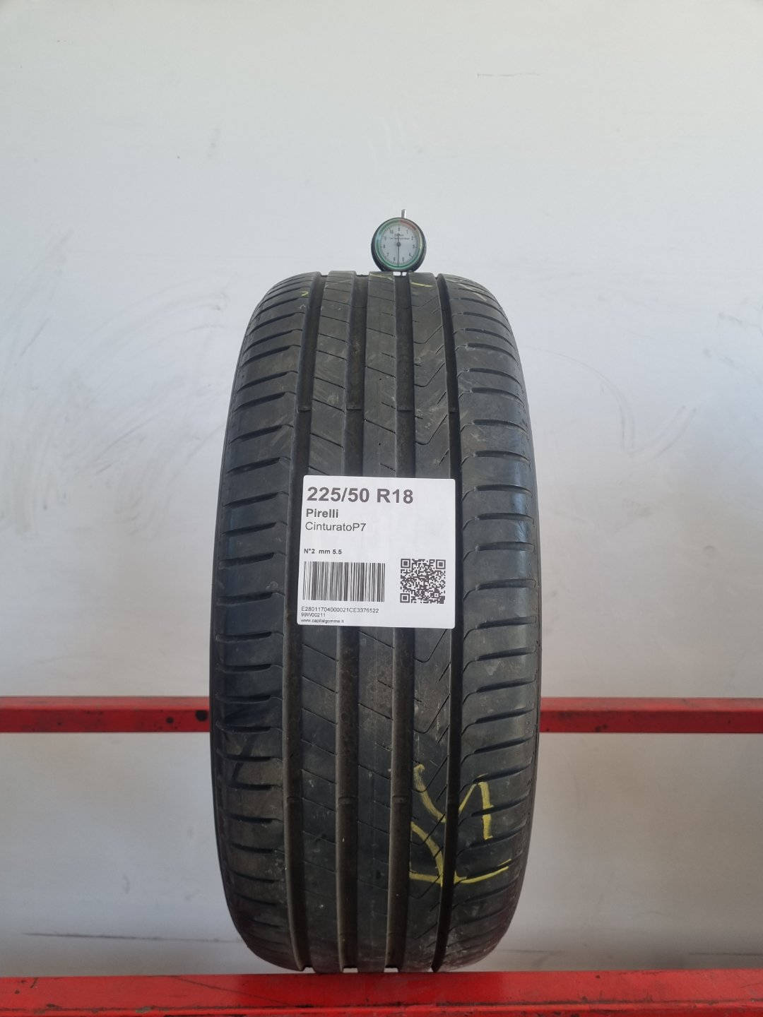 Gomma usata Pirelli CinturatoP7 225/50 R18 Estiva - Capital Gomme