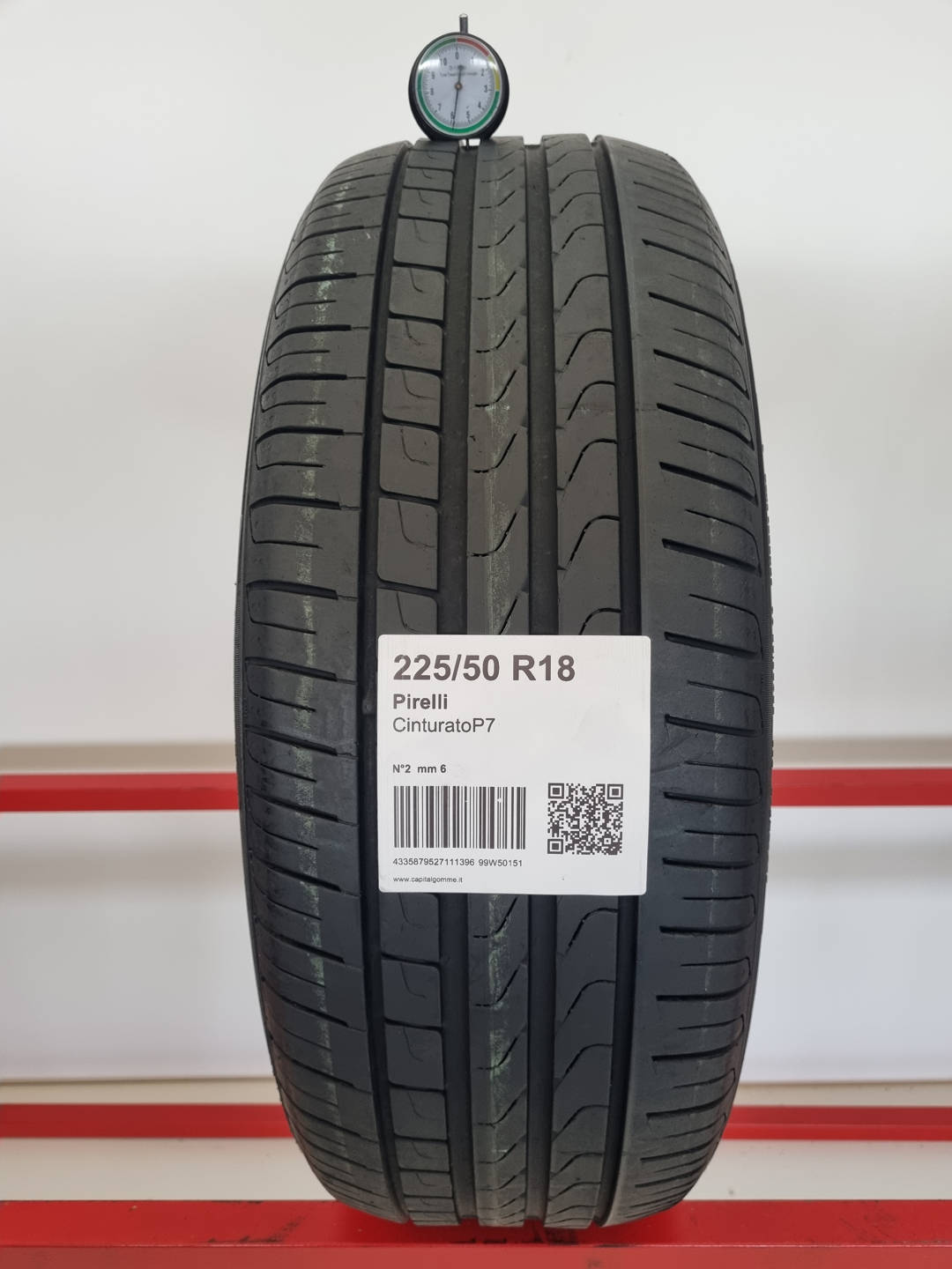 Gomma usata Pirelli CinturatoP7 225/50 R18 Estiva - Capital Gomme
