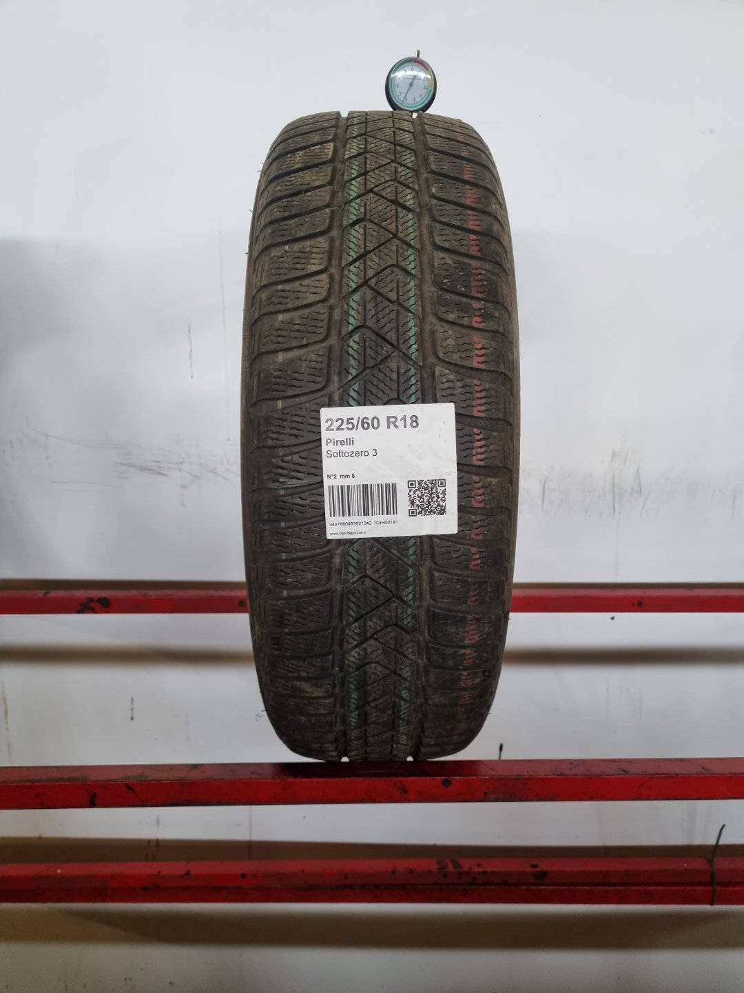 Gomma usata Pirelli Sottozero 3 225/60 R18 Invernale - Capital Gomme