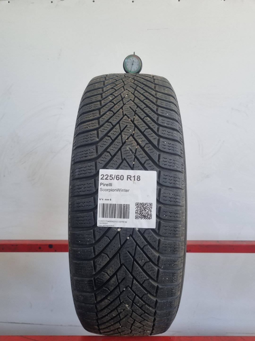 Gomma usata Pirelli ScorpionWinter 225/60 R18 Invernale - Capital Gomme