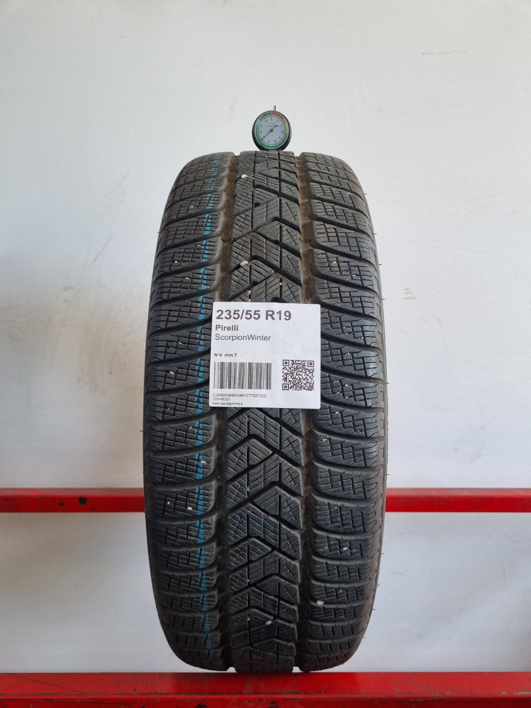Gomma usata Pirelli ScorpionWinter 235/55 R19 Invernale - Capital Gomme