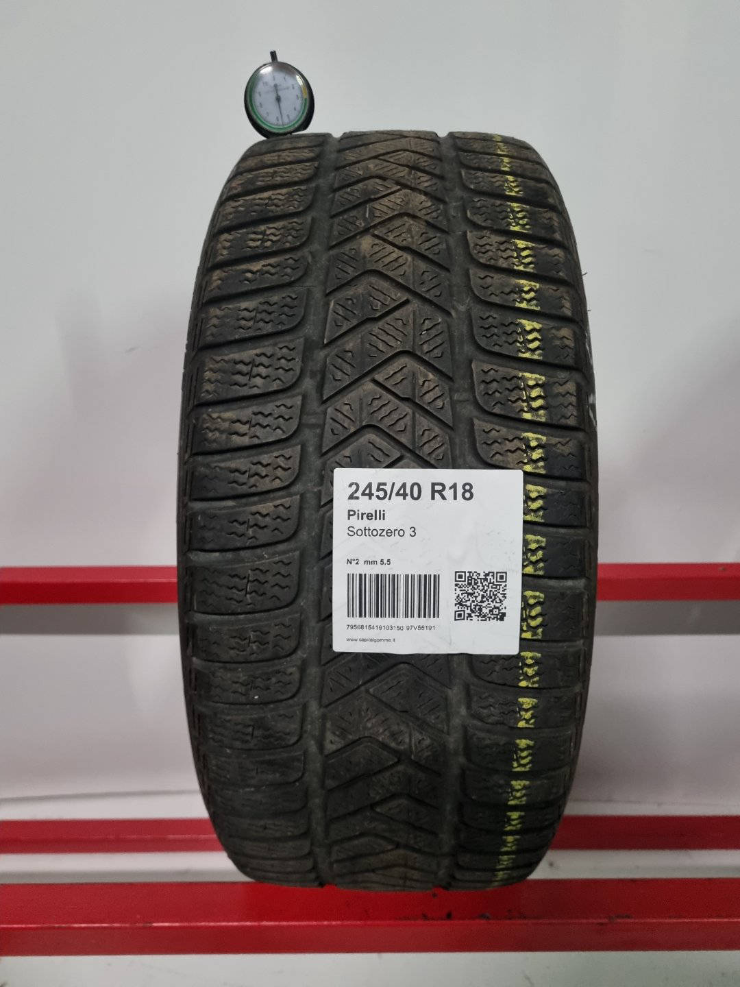 Gomma usata Pirelli Sottozero 3 245/40 R18 Invernale - Capital Gomme