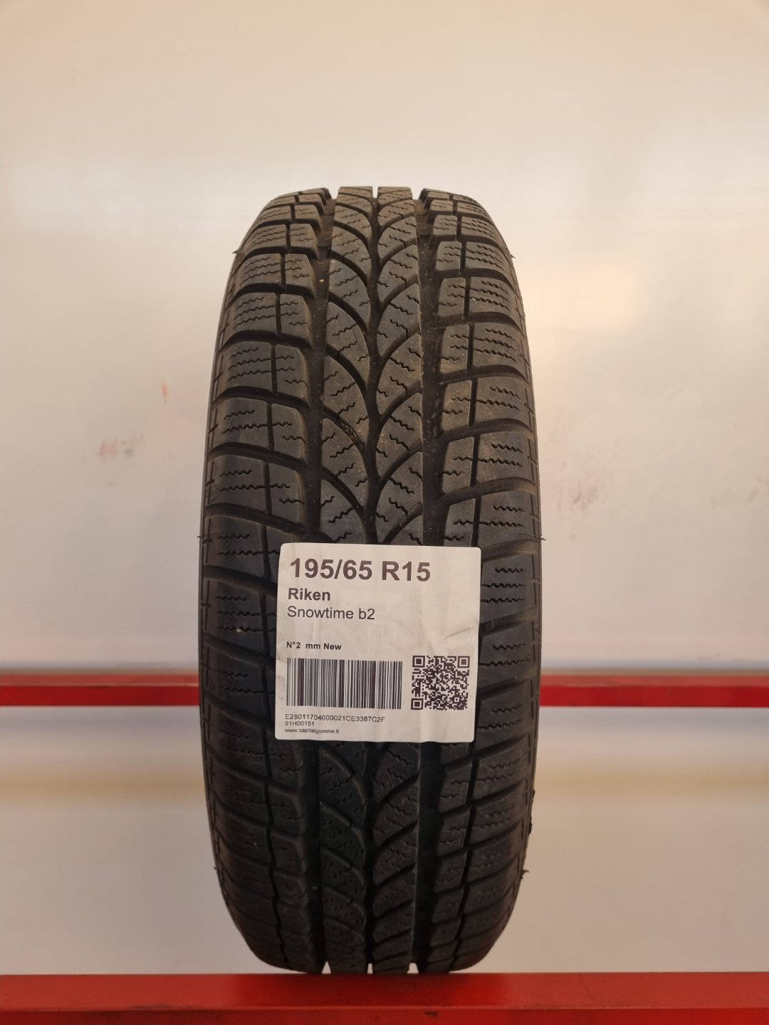 Gomma usata Riken Snowtime b2 195/65 R15 Invernale - Capital Gomme