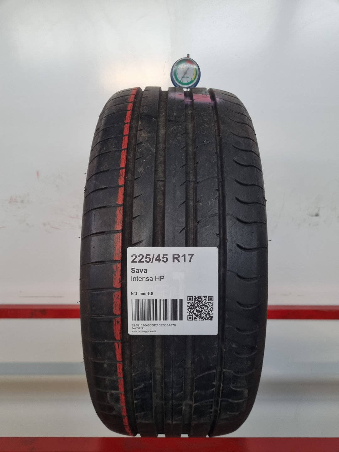 Gomma usata Sava Intensa HP 225/45 R17 Estiva - Capital Gomme