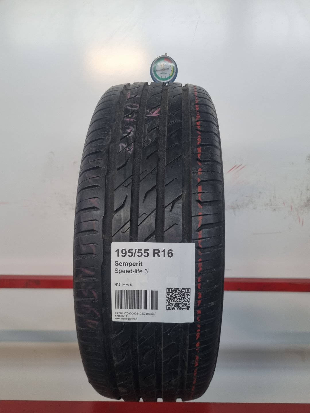 Gomma usata Semperit Speed-life 3 195/55 R16 Estiva - Capital Gomme