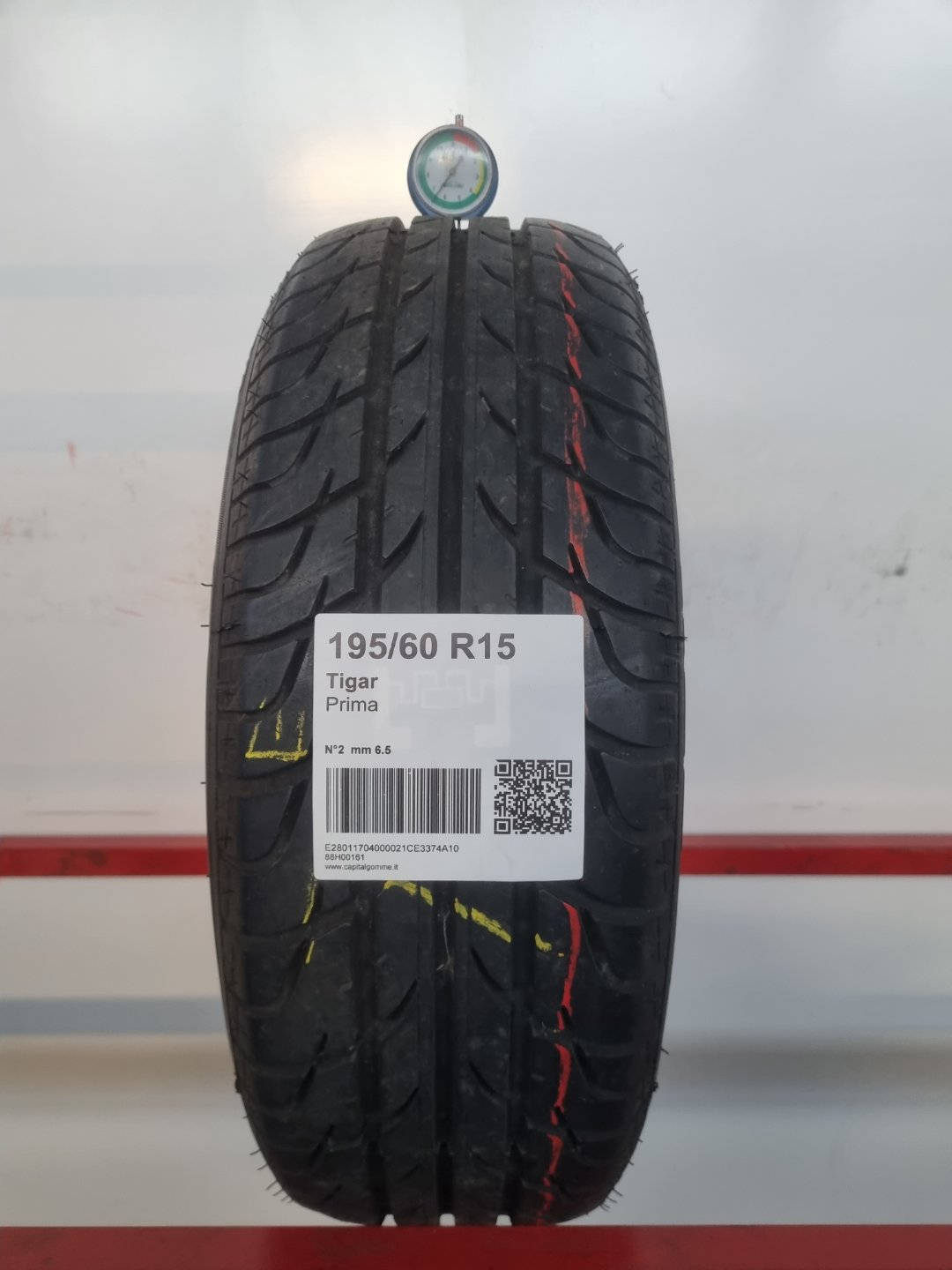 Gomma usata Tigar Prima 195/60 R15 Estiva - Capital Gomme