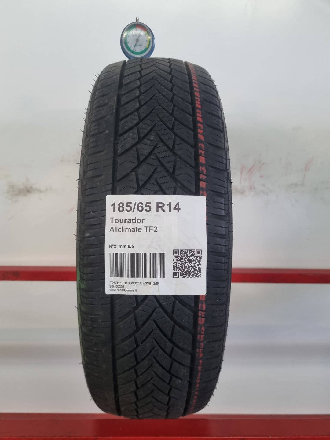 Gomma usata Tourador Allclimate TF2 185/65 R14 Quattro Stagioni - Capital Gomme