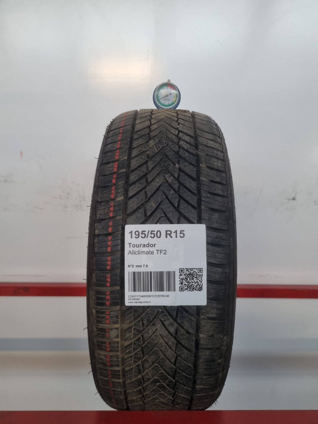 Gomma usata Tourador Allclimate TF2 195/50 R15 Quattro Stagioni - Capital Gomme