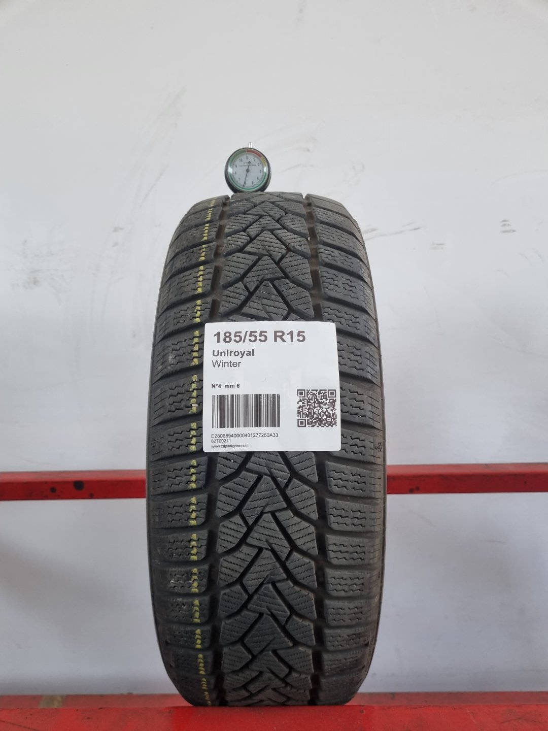 Gomma usata Uniroyal Winter 185/55 R15 Invernale - Capital Gomme