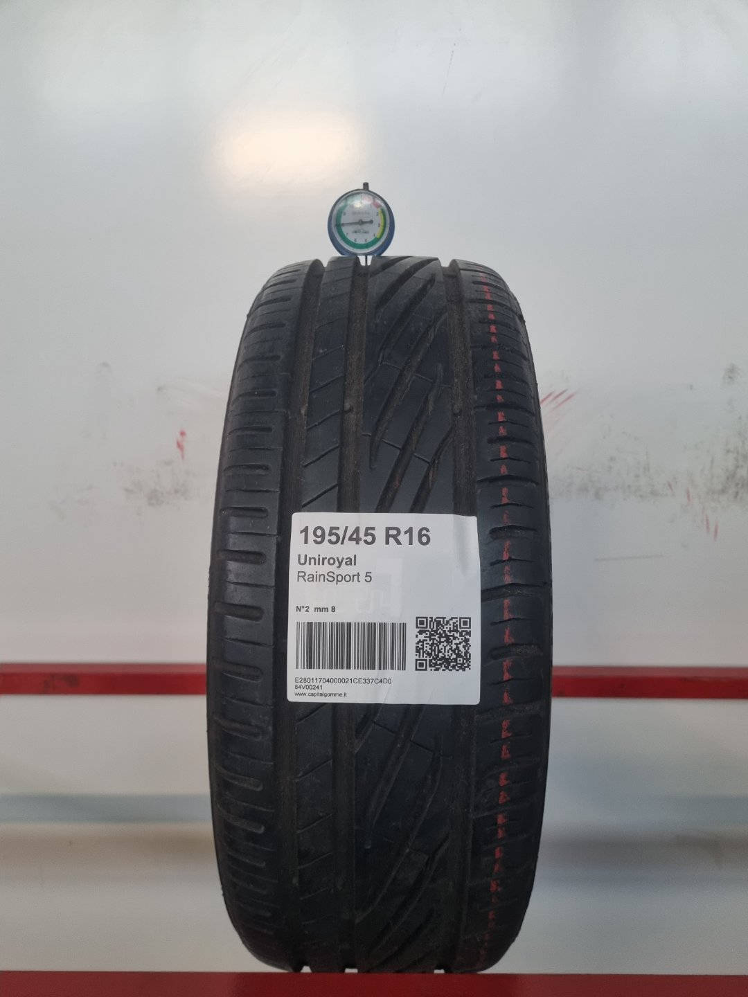 Gomma usata Uniroyal RainSport 5 195/45 R16 Estiva - Capital Gomme